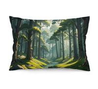 Fantasy Forest Pillow Cover Double-Sided Soft Pillowcase 12 "x20, Decorative Throw Pillow Case for Sofa Bed Car Outdoor