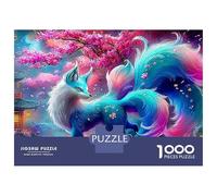 Fantasy Forest Thick Premium Cardboard 1000 Piece Cosmic Forest Realm Jigsaw Puzzle for Adults Framable Art Quiet Time Hobby Birthday 70x50cm/1000pcs
