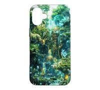 Fantasy Forest with Mythical Creatures Case for iPhone 16 Plus