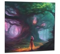 Fantasy Forest Woodland Magical Enchanted Greeting Card 145 x 145mm