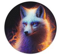 Fantasy Fox Puzzle 1000 Pieces Jigsaw Jigsaw Puzzles for Adults Perfect for Christmas, Halloween, Easter, New Year 67.5x67.5cm