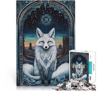 Fantasy FoxJigsaw Puzzles 1000 Piece for Adults Decompressing Intellectual Educational Toy Wishlist with Santa Claus 38x26cm