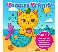 Fantasy Friends: Colour Your Way Through a World of Whimsical Creatures and Big Imaginations - A Fun Colouring Book for Ages 4 to 8