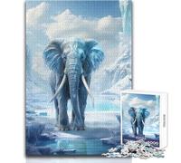 Fantasy Frozen Elephant Puzzle for Teenagers 1000 Pieces Learning through Play Experience Heartfelt Special Occasion Gift Size 38x26cm