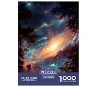 Fantasy Galaxy 3D Paper Puzzle Game 38x26cm/1000pcs, Magical Cosmos - Educational And Stress-relief, Creative Home Decoration, Great Gift for Families