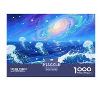 Fantasy Galaxy Puzzle 1000 Pieces Adults Teens Decorative Hobby Entertainment Jellyfish Gift Ready Eco Board 70x50cm/1000pcs