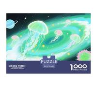 Fantasy Galaxy Puzzle 1000 Pieces Adults Teens Hobby Creative Relaxation Jellyfish Premium Gift Board 70x50cm/1000pcs