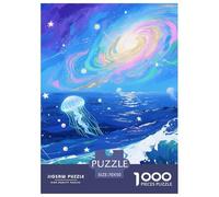Fantasy Galaxy Puzzle 1000 Pieces for Adults Teens Educational Entertainment Jellyfish Premium Box Collectible 70x50cm/1000pcs