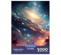 Fantasy Galaxy Puzzles 1000 Piece Challenge Toy Adults And over 12 Years Old Colorful Space Family Fun Puzzle Educational Challenge Mind Development Home Decoration Gift 38x26cm/1000pcs