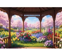 Fantasy Garden 1000 Piece Jigsaw Puzzles for Adults, Colourful, Challenging & Brainteasing Adult puzzles 1000 Pieces Spring, Fun jigsaws for The Whole Family 30x20 inch
