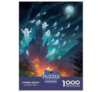 Fantasy Ghost 1000-piece Puzzle 70x50cm/1000pcs, Magical Castle - Educational And Creative, Family Stress-relief, Ideal Decoration Gift