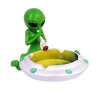 Fantasy Gifts Astral Alien Smoke Session Ashtray - 4"
