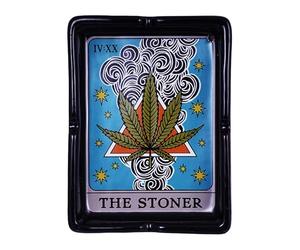 Fantasy Gifts The Stoner Tarot Card Ceramic Ashtray - 4" x 5.5"