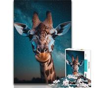 Fantasy Giraffe 1000 Piece Jigsaw Puzzle for Adults Teens,Decompressing Intellectual Educational Toy Secret Santa Gifts (50x75cm)