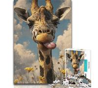 Fantasy Giraffe 1000 Piece Jigsaw Puzzles for Adults & Teens,Learning Educational Toys Family Games Birthday Present,Gifts (38x26cm)