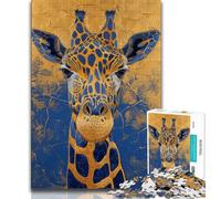 Fantasy Giraffe Puzzles for Teenagers 1000 Pieces,Staycation Kill Time Every Piece Is Unique - Challenging Family Fun Game (75x50cm)