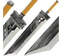 Fantasy Greatsword Foam Cloud Strife Buster Cosplay Prop Replica 108cm Lightweight PU Foam Costume Sword for Halloween Comic Con & Roleplay