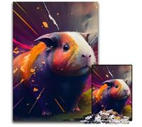 Fantasy Guinea Pig Adult Jigsaw Puzzles 1000 Pieces Jigsaw Puzzles for Adults Perfect Home Or Office Decor, Ideal 50x75CM/19.68x29.52inch