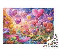 Fantasy Hearts Autumn Forest 1000 Piece Jigsaw Puzzle Jigsaw Puzzle for Adults Paper Puzzle Game for Family Relax Decor Gift 70x50cm/1000pcs