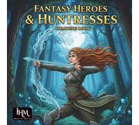 Fantasy Heroes & Huntresses Coloring Book - Dark Aesthetic Line Art: Epic Fantasy Coloring Pages Featuring Warriors, Archers, Mages and Huntresses ... and Magical Scenes for Teens and Young Adults