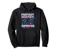 Fantasy Hockey Superstar Funny Sports League Draft Pullover Hoodie