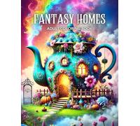 Fantasy Homes Adult Coloring Book: Enchanting Designs with Magical Houses of Fairies and Gnomes for Relaxation and Mindfulness
