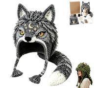 Fantasy Hood Hat DIY Crochet Kit Series,Cute Animal Hood Hat Crochet Kit