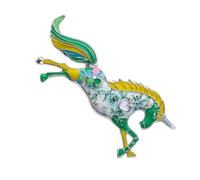 Fantasy Horse Brooch Vintage Design Alloy Chest Pin Fashion Accessory Attract Attention Ideal Present Outfit Enhancer Beautiful Badge Pin