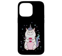 Fantasy Horse Unicorn eating a Donut Case for iPhone 14 Pro Max
