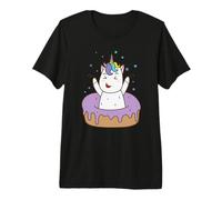 Fantasy Horse Unicorn in Donut Premium T-Shirt