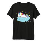Fantasy Horse Unicorn on a Cloud Premium T-Shirt