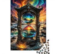 Fantasy Hourglass Jigsaw Puzzle for Adults 1000 Piece Jigsaw Puzzle Ocean Landscape Puzzle Game for Family Relaxation Home Decor Gift 38x26cm/1000pcs