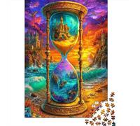 Fantasy Hourglass Scene 1000 Piece Sturdy Cardboard Classic Jigsaw Puzzle Teen Fans 12-18 Stress Relief Wall Decoration 38x26cm/1000pcs