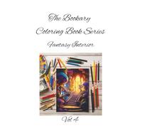 Fantasy Interiors Vol 4: Step inside-where shadows, chandeliers, and stories live. A Gothic-Victorian Coloring Book for All Ages (The Bookary Coloring Book Series:)