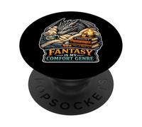 Fantasy Is My Comfort Genre Cozy Dragon Fantasy Core PopSockets Adhesive PopGrip