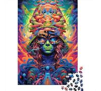 Fantasy Japanese Warrior Jigsaw Puzzle-1000 Pieces Jigsaw Puzzle Jigsaw Puzzle Great Gifts for Adults& Age 18 Years Up 1000pcs (75x50cm)