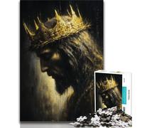 Fantasy Jesus Jigsaw Puzzles for Adults 1000 Piece,Help The Brain Exercise Addictive Toys to Cultivate Patience Parent-child Interaction 50x75cm