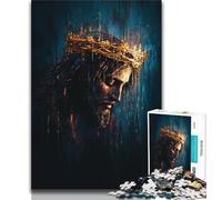 Fantasy Jesus JigsawPuzzle 1000 Pieces for Adults,Challenging To Complete But Fun And Humorous Unique Home Decor And Gifts (50x75cm)