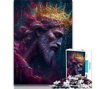 Fantasy Jesus Jigsaws 1000 Pieces for Adults,Challenging Game And Family Play for Is Ideal As A Gift for The Whole Family 50x75cm