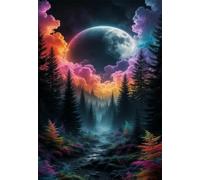 Fantasy Jungle Landscape 2000 Piece Jigsaw Puzzles for Adults, Challenging and Brainteasing, Difficult Puzzles, Puzzle 2000 Pieces