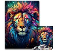 Fantasy Jungle Lion Puzzles for 1000 Piece Paper Jigsaw Puzzles for Adults for Home Decor & Holiday Fun 1000 PCS(38x26cm)