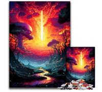 Fantasy Jungle Scenery Jigsaw Puzzle 1000 Pieces Puzzles for Adults Challenging Brain Teaser Relaxing Toy for Teenagers 1000 PCS(38x26cm)