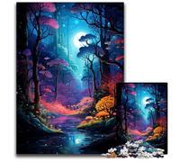 Fantasy Jungle Scenery Jigsaw Puzzles for Adults 1000 Piece Jigsaw Puzzles for Adults Home Decor Brain Teaser Game for Teenagers & Family Interaction 1000 PCS(75x50cm)