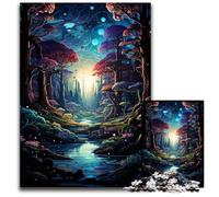 Fantasy Jungle Scenery Jigsaw Puzzles for Adults, 1000 Piece Paper Jigsaw Puzzles Creative Family Game & Home Decor, for Teenagers 1000 PCS(38x26cm)