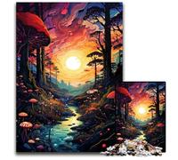 Fantasy Jungle Scenery Jigsaws 1000 Pieces for Adults Puzzles for Adults Challenging Brain Teaser for Teenagers, Family Game Night Fun 1000 PCS(75x50cm)