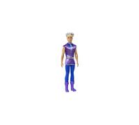 Fantasy Ken Royal Fashion Doll, Blonde, Wearing Removable Tunic, Tall Boots & Golden Crown, HLC23