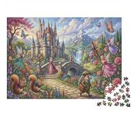 Fantasy Kingdom Castle 1000 Piece Jigsaw Puzzle,Educational Toy,Impossible Challenge,Adults & Kids 14+,Premium Cardboard,Home Wall Decor,Gift Idea,Stress Relief 38x26cm