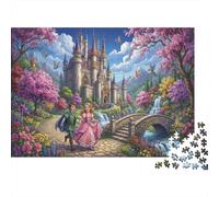 Fantasy Kingdom Castle 1000 Piece Jigsaw Puzzle,Gift Idea,Adults & Kids 14+,Whimsical Challenge,Premium Cardboard,Educational Toy,Home Wall Decor,Stress Relief 52x38cm