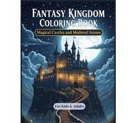 Fantasy Kingdom Coloring Book: 30 Magical Castles, Enchanted Kingdoms & Medieval Scenes Coloring Pages for Relaxation and Creativity for Kids and Adults