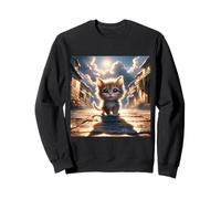 Fantasy Kitten Road City Sweatshirt